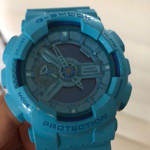 Mens blue G-shock watch (S series)